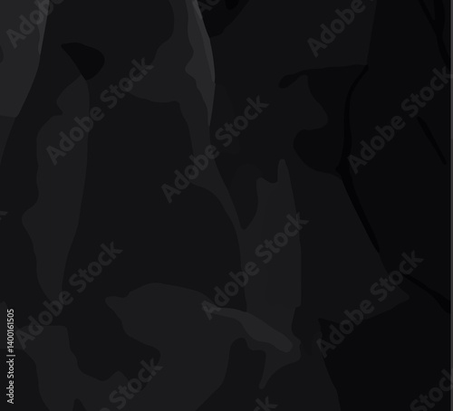 Dark Abstract Web Banner with Elegant Black Wave Patterns and Textures. Sophisticated Black Background with Fluid Dark Grey Swirls for Web Design. Minimalist Dark Grunge Banner for Website Headers