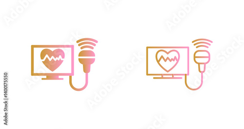 Ultrasound Machine Icon Design