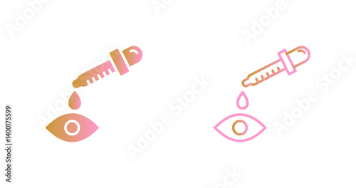Eye Drop Icon Design