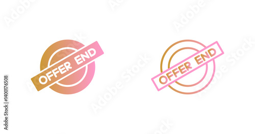 Offer End Icon Design