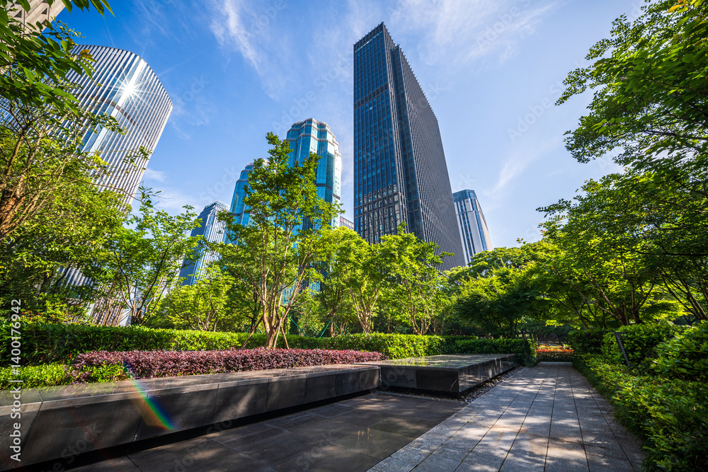Modern Oasis: Nature Meets Urban Landscape