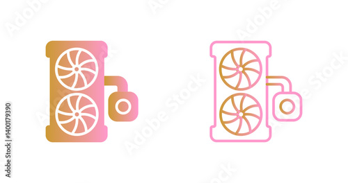Cooling System Icon Design