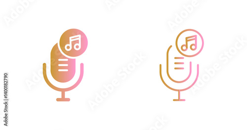 Podcast Playlist Icon Design