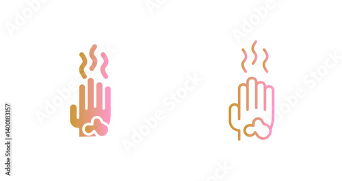 Smelly Hands Icon Design
