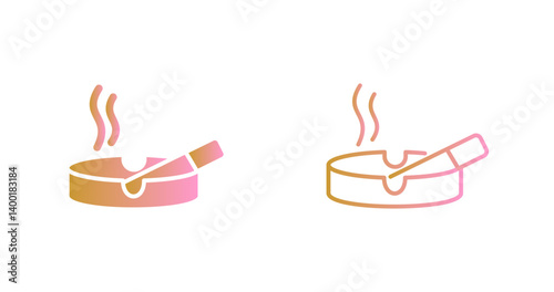Ashtray Icon Design