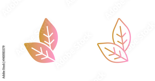 Tobacco Leafs Icon Design