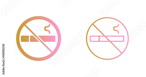 No Tobacco Icon Design