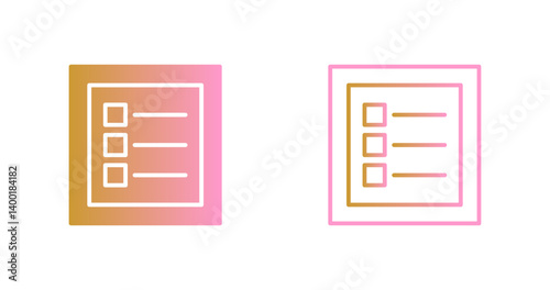 List Icon Design
