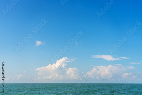 Tranquil Seascape with Blue Sky