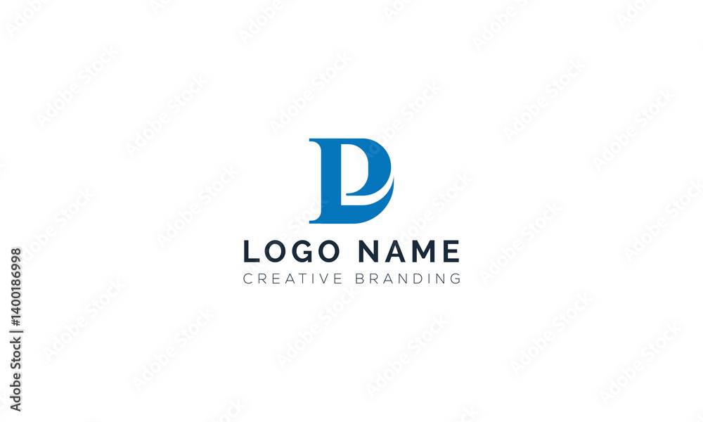 Minimalist DP Logo for Branding and Identity. Minimalist DP Logo for Branding and Identity.