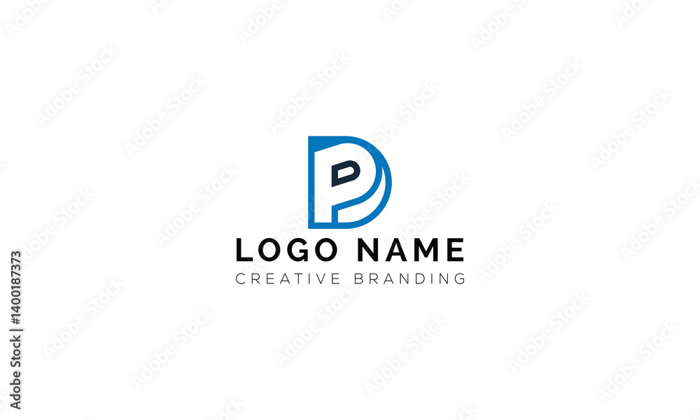 Minimalist DP Logo for Branding and Identity. Minimalist DP Logo for Branding and Identity.