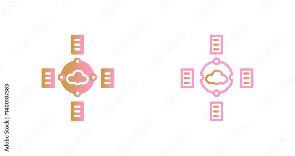 Network Icon Design Network Icon Design