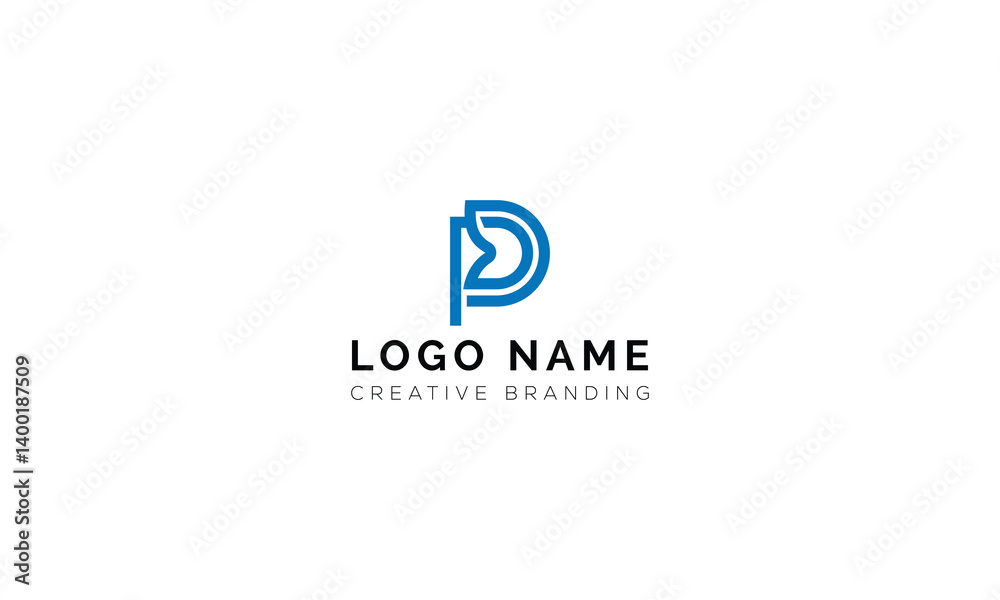 Minimalist DP Logo for Branding and Identity. Minimalist DP Logo for Branding and Identity.