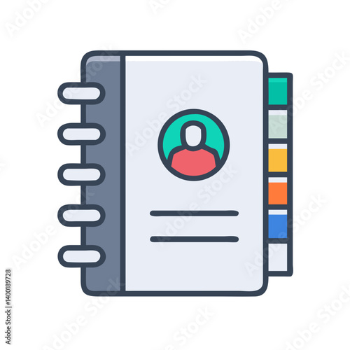 Phone Contact Directory Book Icon