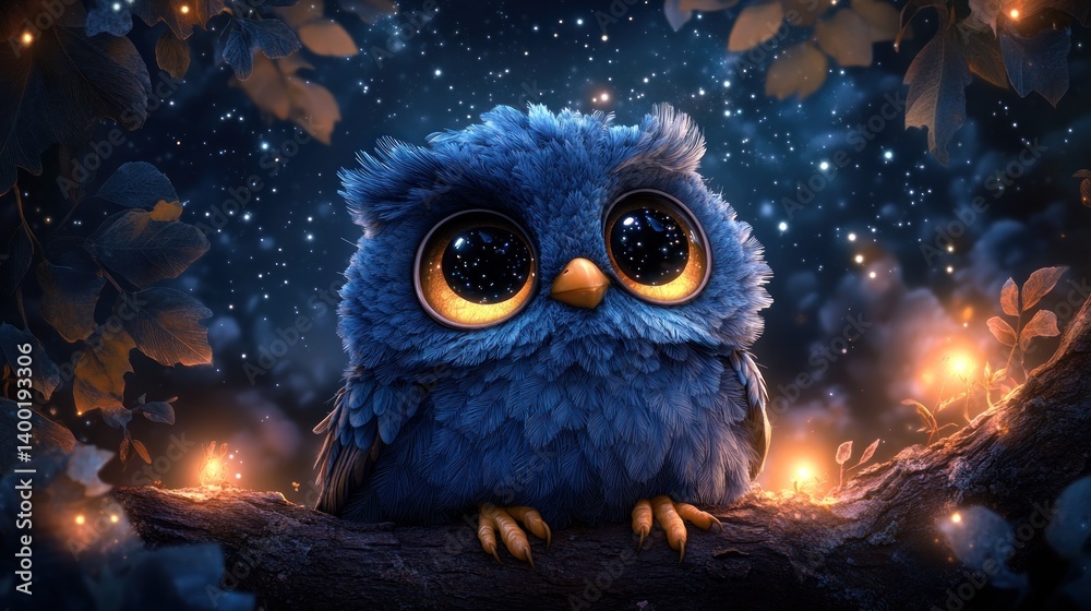 Enchanted Owl: A Nighttime Fantasy Enchanted Owl: A Nighttime Fantasy