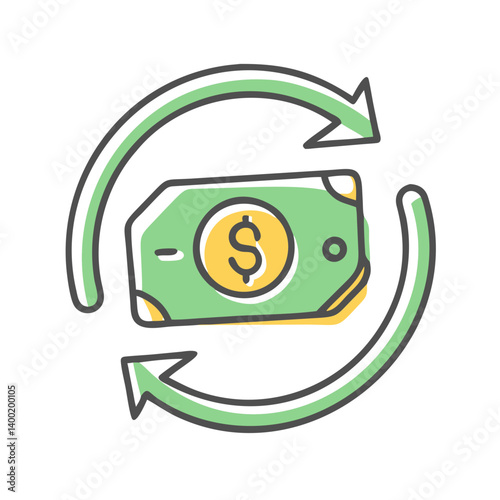 refund icon, refund vector illustration-simple illustration of refund, perfect for refund logos and icons