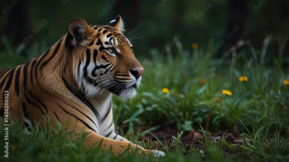 Obraz premium tiger in the jungle