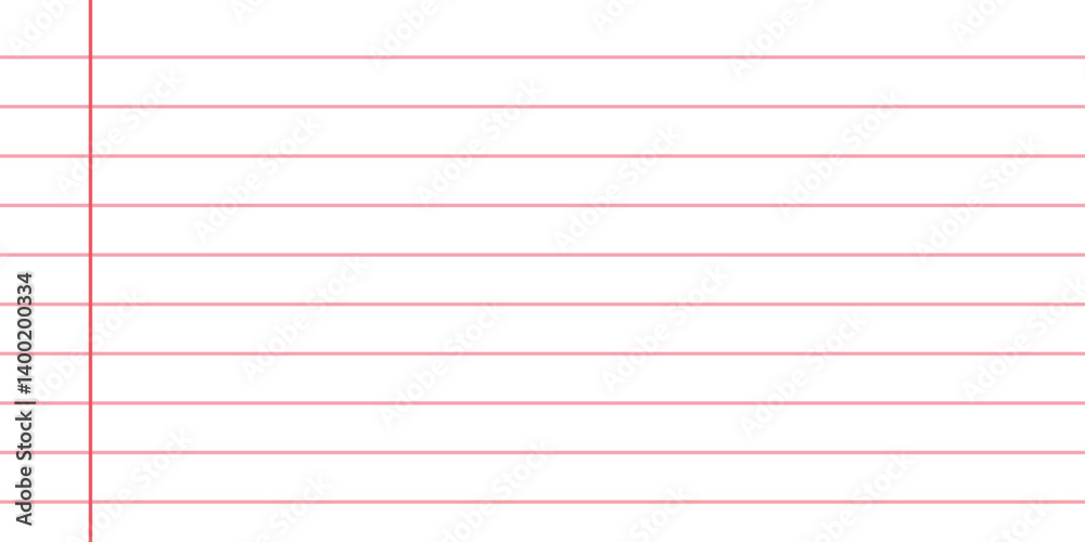 Notebook paper background with pink lines for websites and graphic resources.