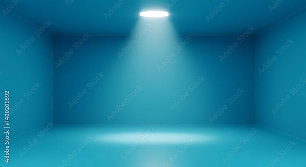 Fototapeta premium Azure Spotlight AI Generated