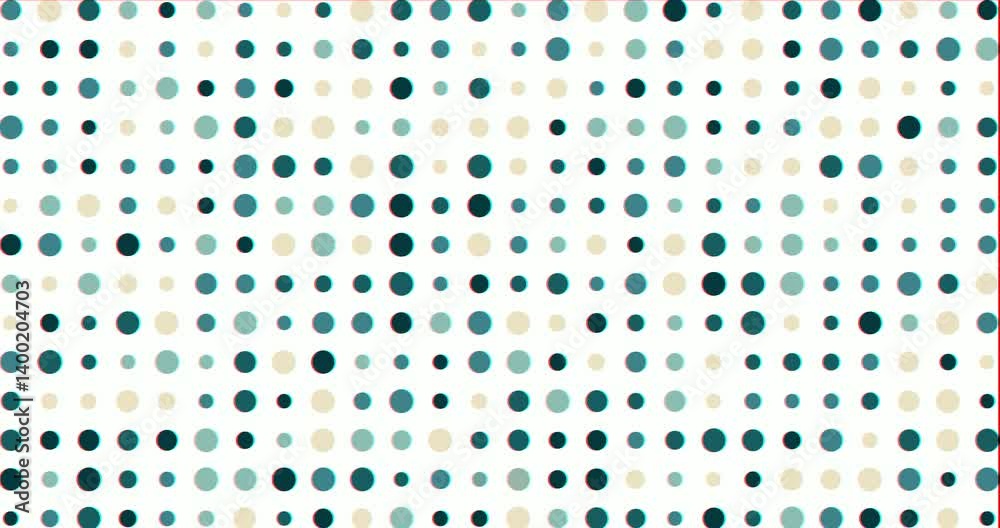 geometric background with colorful blinking circles