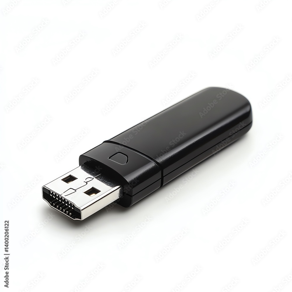 Sleek black USB adapter, showcasing its modern design and functionality. Perfect for connecting devices seamlessly. Sleek black USB adapter, showcasing its modern design and functionality. Perfect for connecting devices seamlessly.