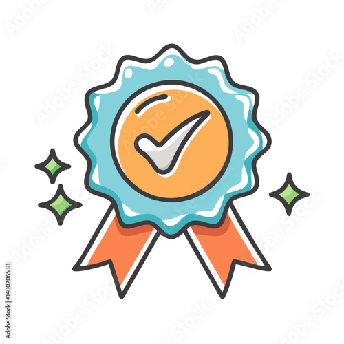 trusted seller badge icon, trusted seller badge vector illustration-simple illustration of trusted seller badge, perfect for trusted seller badge logos and icons
