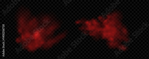 Spicy burst powder. Splashes of red pepper explosion. 