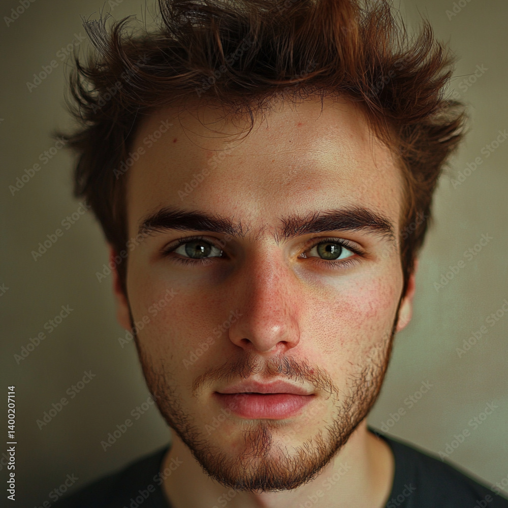 Fototapeta premium Selfie young adult man