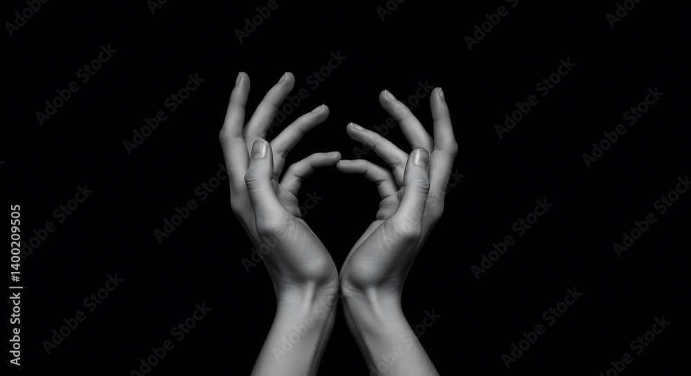 Fototapeta premium Embrace the Void AI Generated