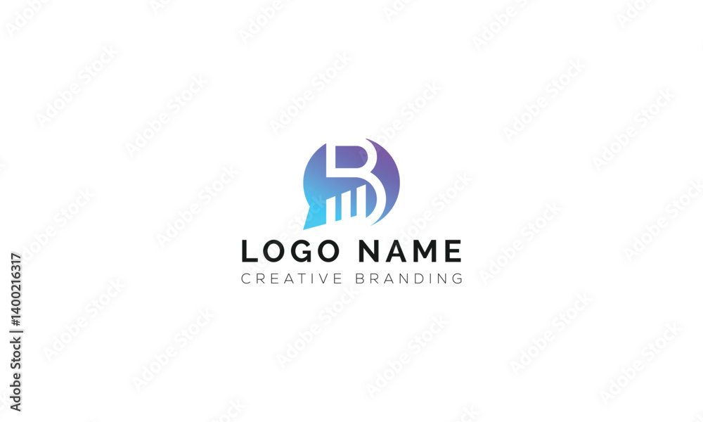 Minimalist B Logo for Branding and Identity. Minimalist B Logo for Branding and Identity.
