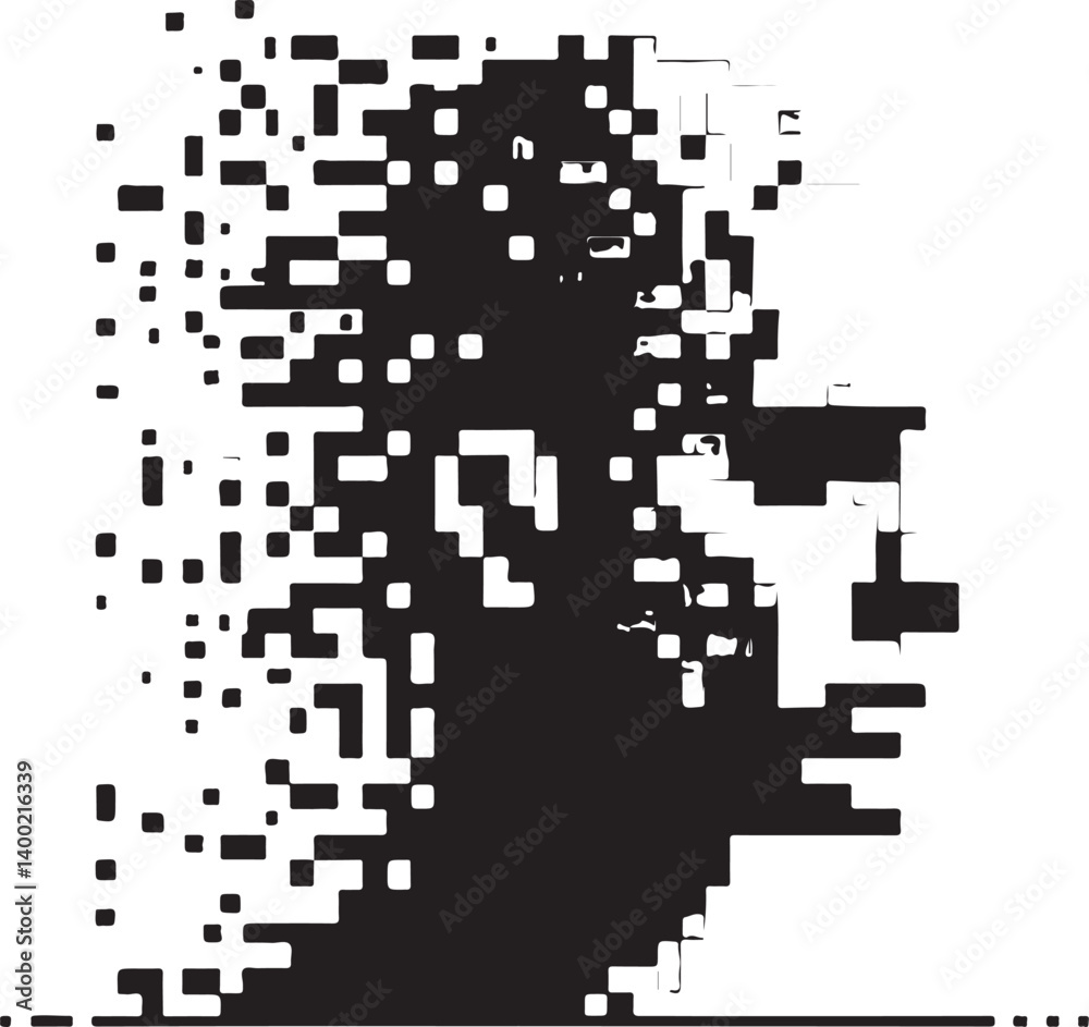 Pixel Art Head Vector Pixel Art Head Vector