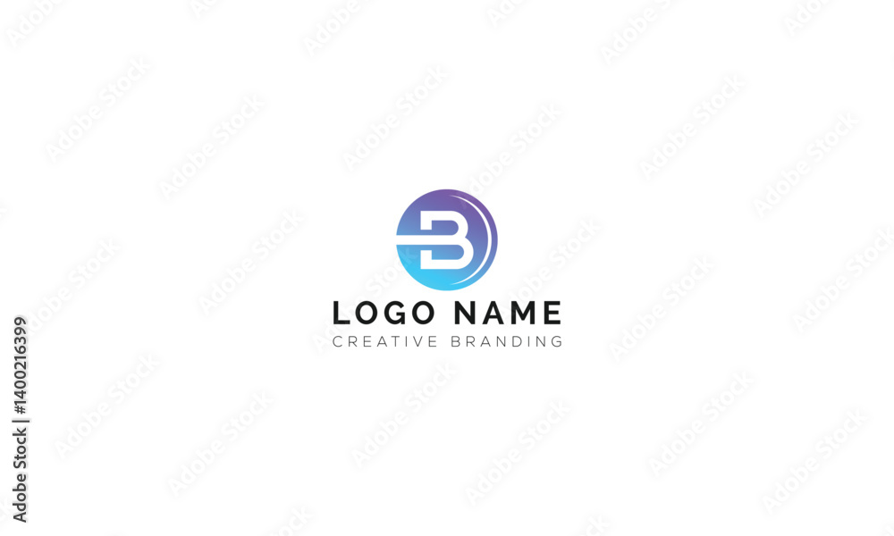 Minimalist B Logo for Branding and Identity. Minimalist B Logo for Branding and Identity.