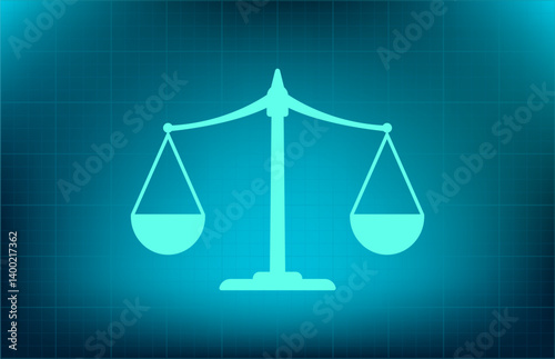 Vector icon on blue background with gradient