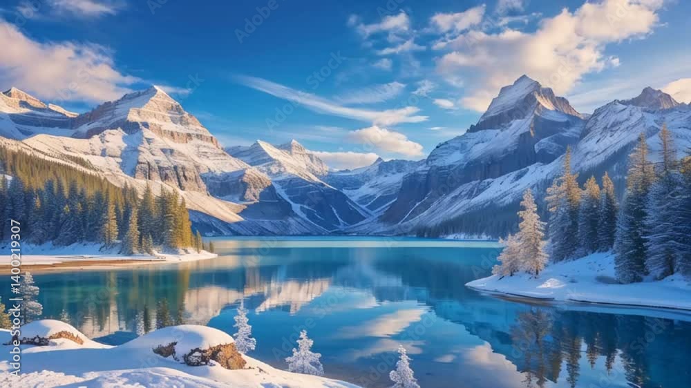 Glacier National Park, Montana, winter
