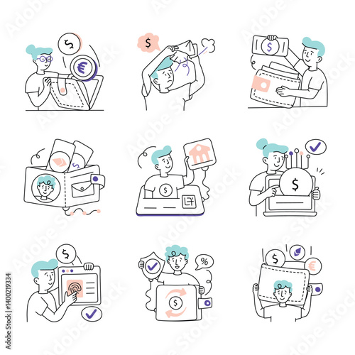 Set Of Digital Payment 1