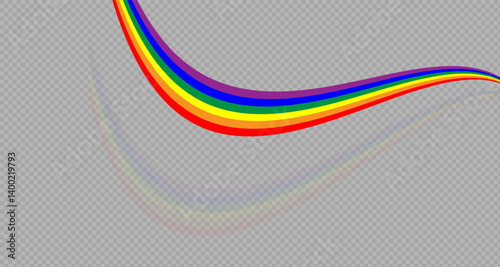 Rainbow icon, rainbow.Raindrops on a clear background. Storm with rain and white cloud on a clear background. Rain, hail and rainy weather. PNG.