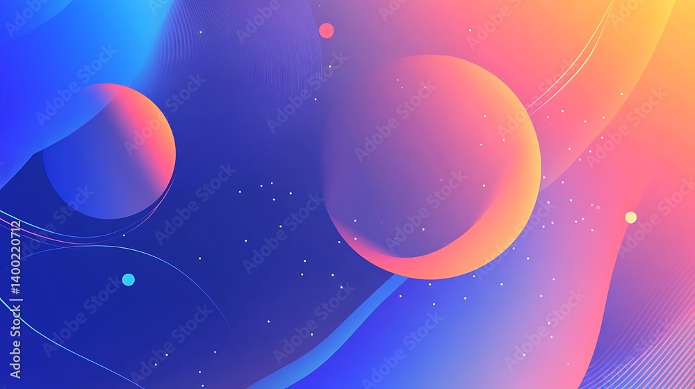 Fototapeta premium Professional vector light blue gradient background with dynamic abstract motion and refined aesthetics
