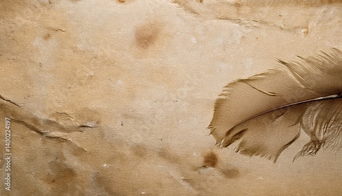 Abstract Texture: Close-up shot of a beige, textured surface with organic shapes, evoking a sense of depth, pattern and subtle movement. 