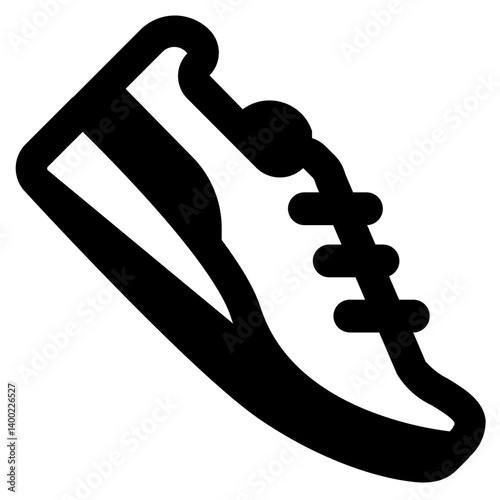 Minimalist running shoe icons in SVG with a transparent background

