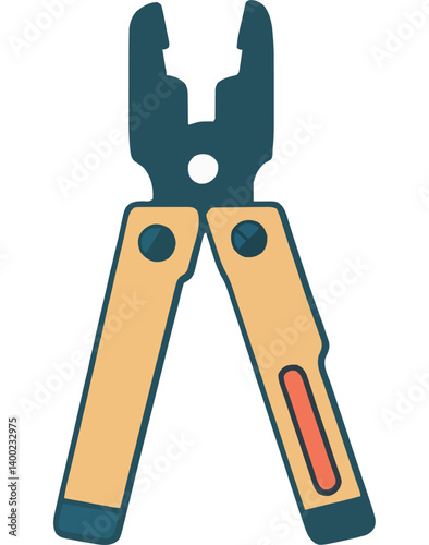 Pliers Tool for Gripping and Cutting