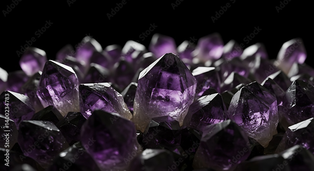 Fototapeta premium Amethyst Constellation AI Generated