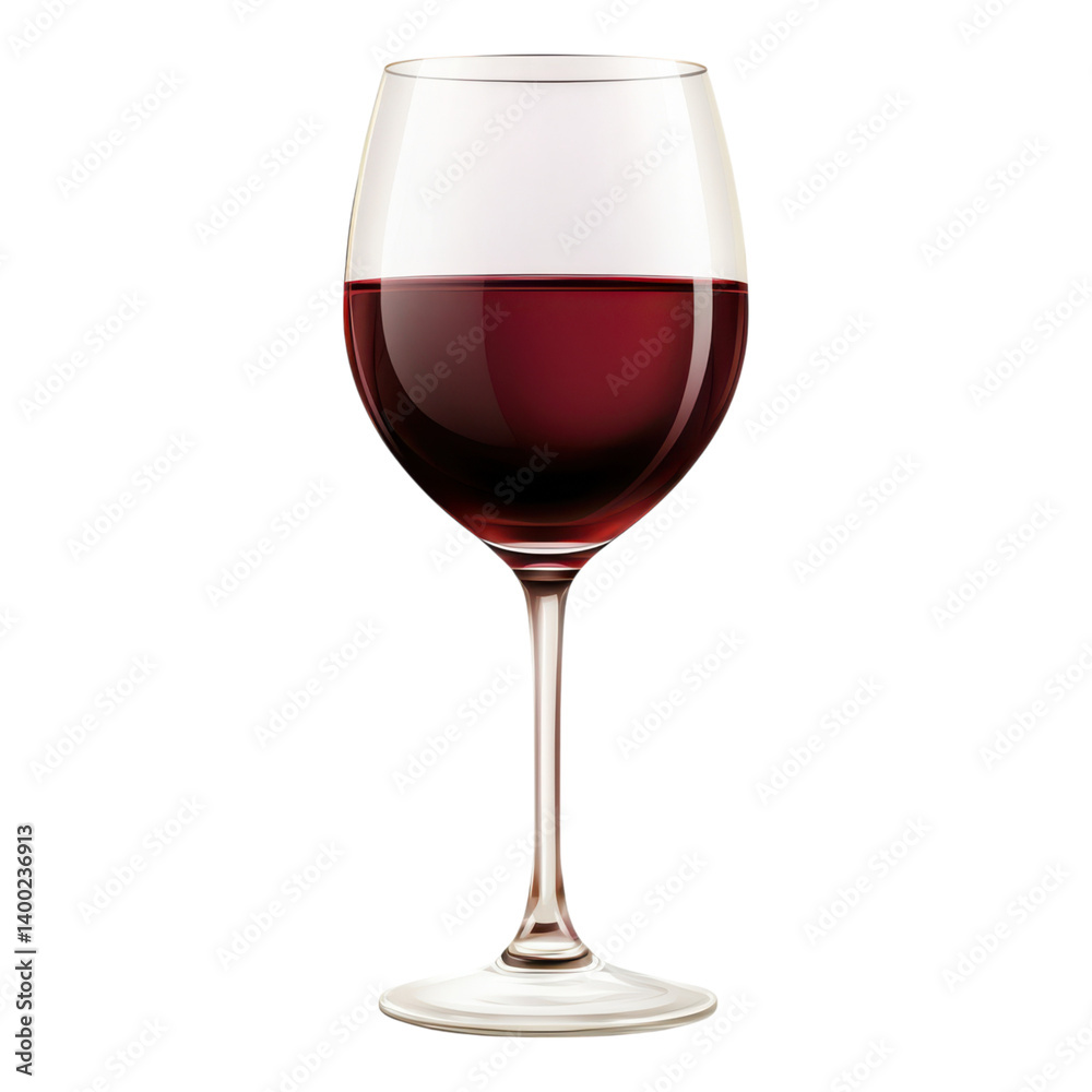 A elegant wine glass filled with deep red wine, showcasing a smooth surface and refined shape. A elegant wine glass filled with deep red wine, showcasing a smooth surface and refined shape.