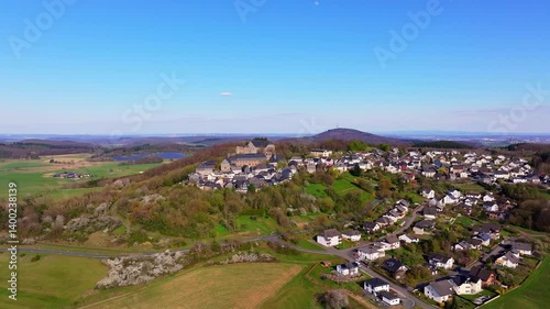 the historic german town of hohensolms 4k 25fps video