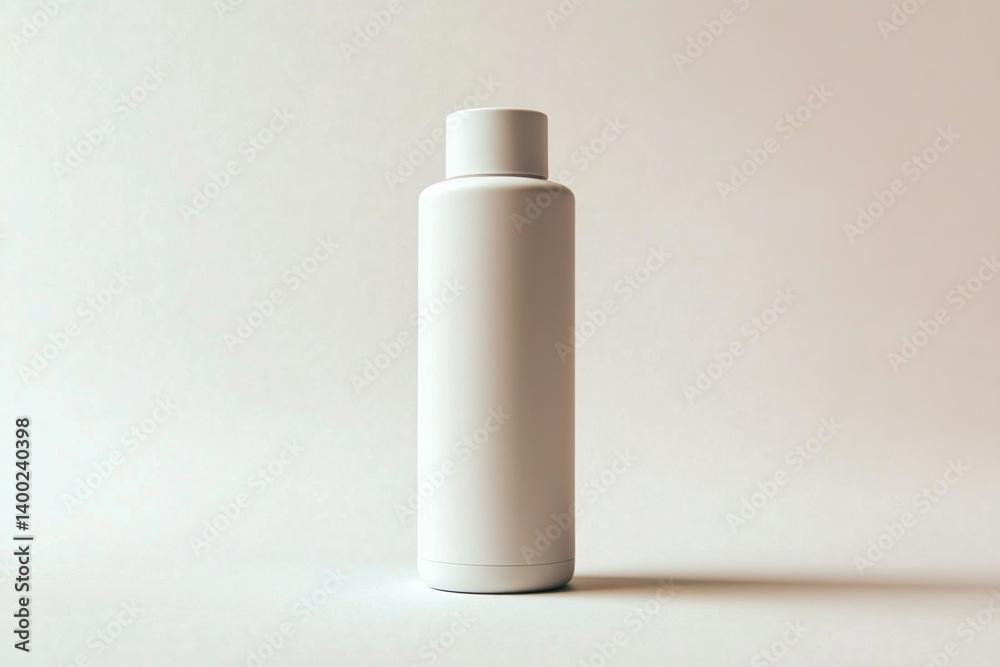 Modern product packaging without labels on a white background Modern product packaging without labels on a white background