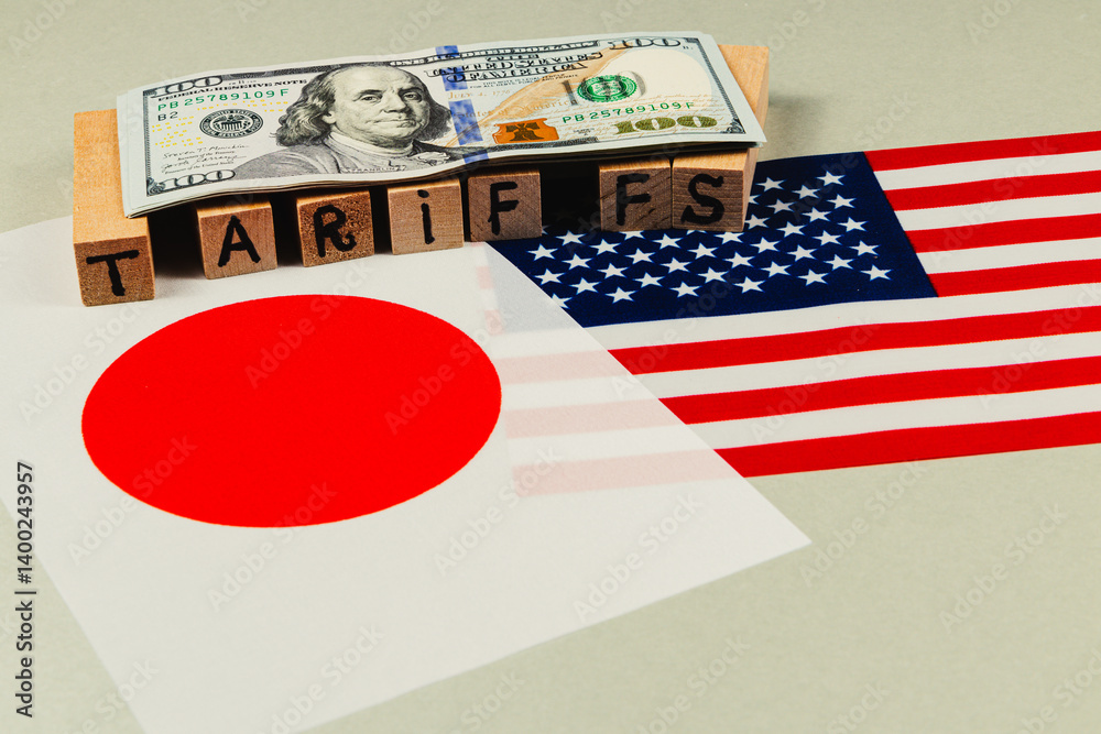Trade negotiations between USA and Japan involving tariffs