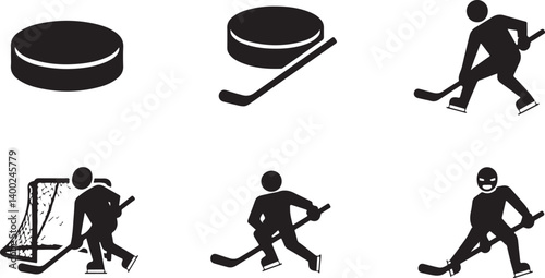 Canvas Print "American Hockey Player Silhouette SVG | Custom Jersey Number & Flag Background"