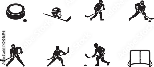 Canvas Print "American Hockey Player Silhouette SVG | Custom Jersey Number & Flag Background"