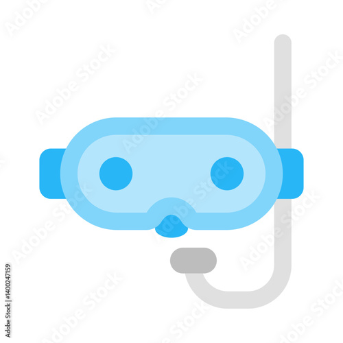 Scuba diving Mask flat icon