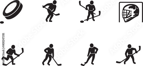 Canvas Print "American Hockey Player Silhouette SVG | Custom Jersey Number & Flag Background"