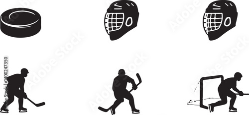 Photography "American Hockey Player Silhouette SVG | Custom Jersey Number & Flag Background"